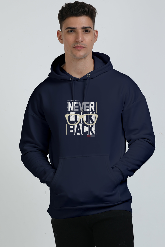 Never Look Back Graphic Unisex Oversized Hoodie