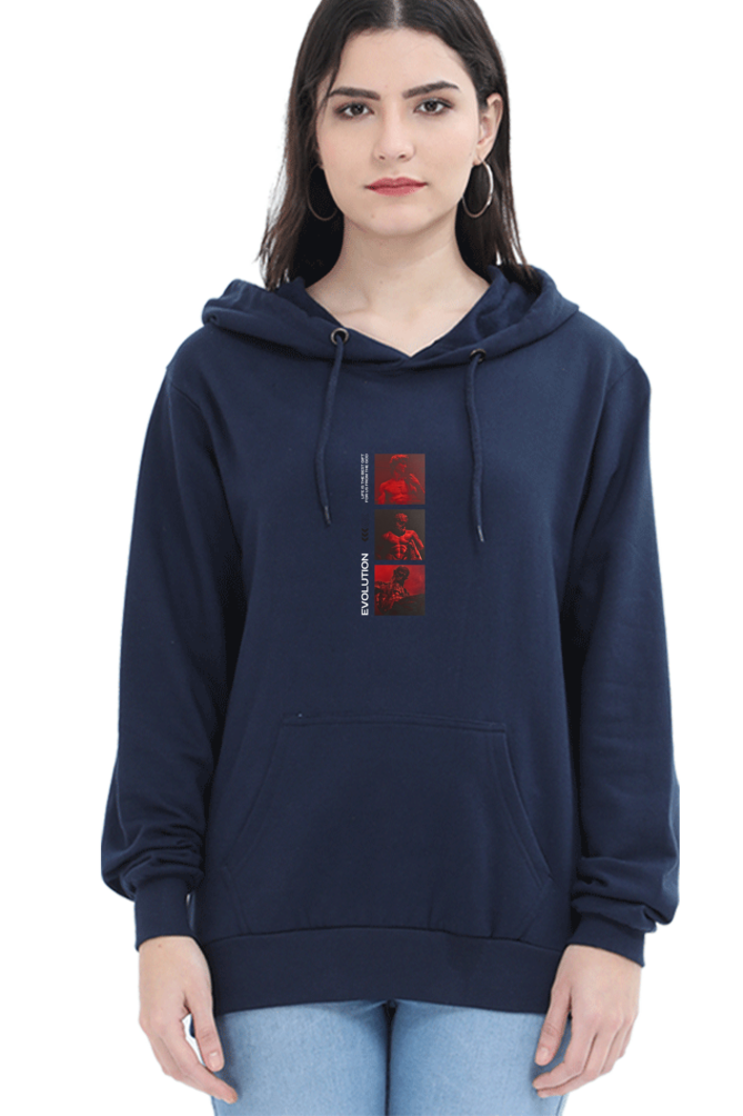 Evolution Female Graphic Hoodie