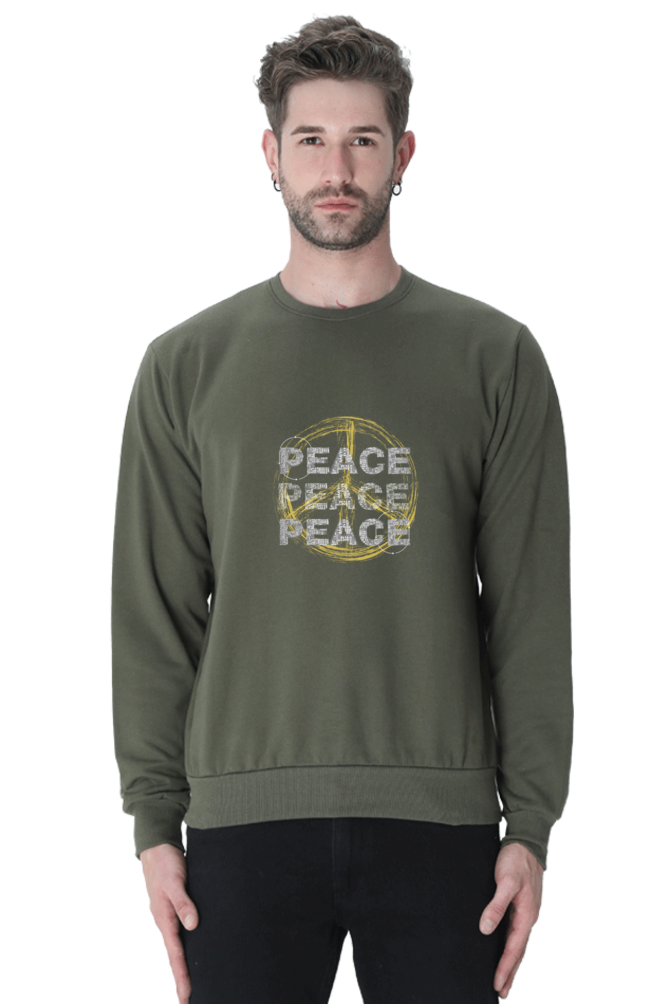 Peace Male Graphic Sweatshirt