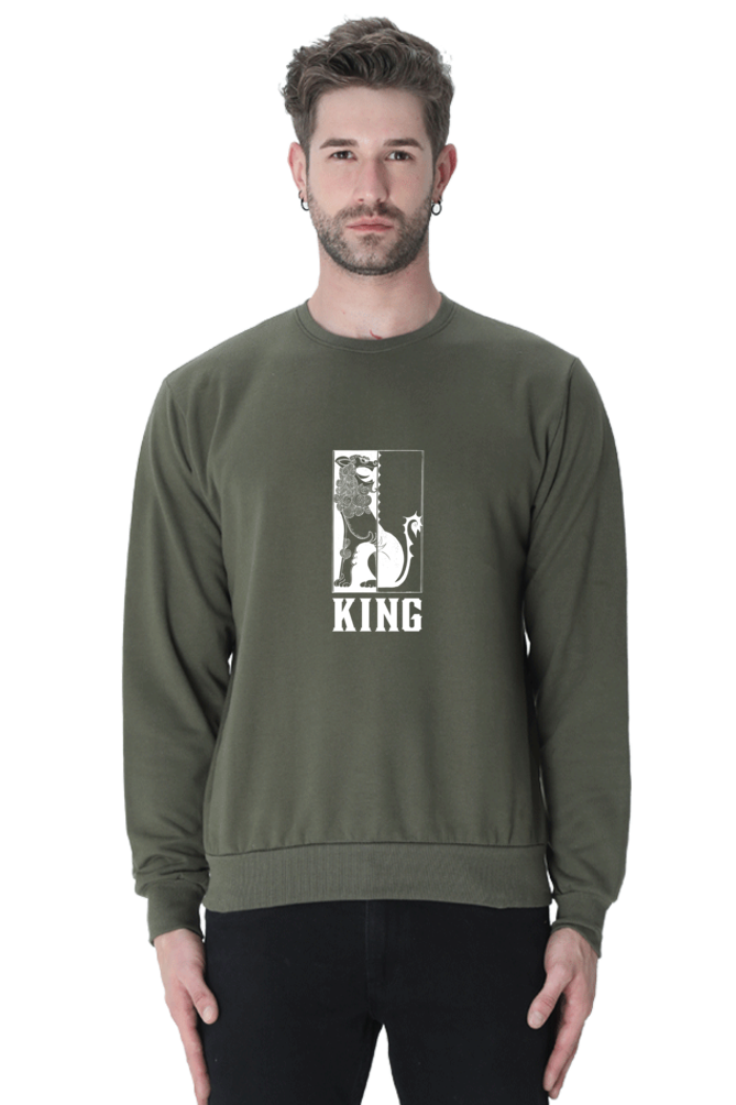 King Male Graphic Sweatshirt