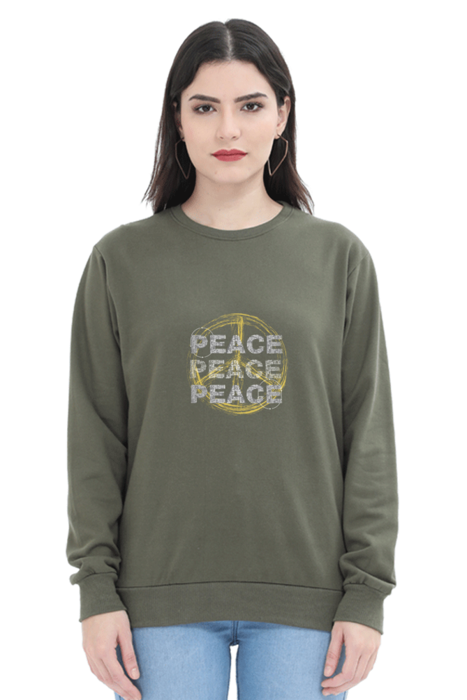 Peace Female Graphic Sweatshirt