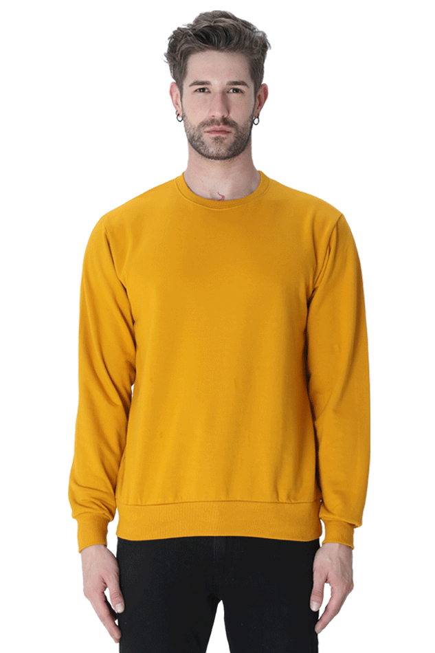 Solid/Plain Unisex SweatShirt