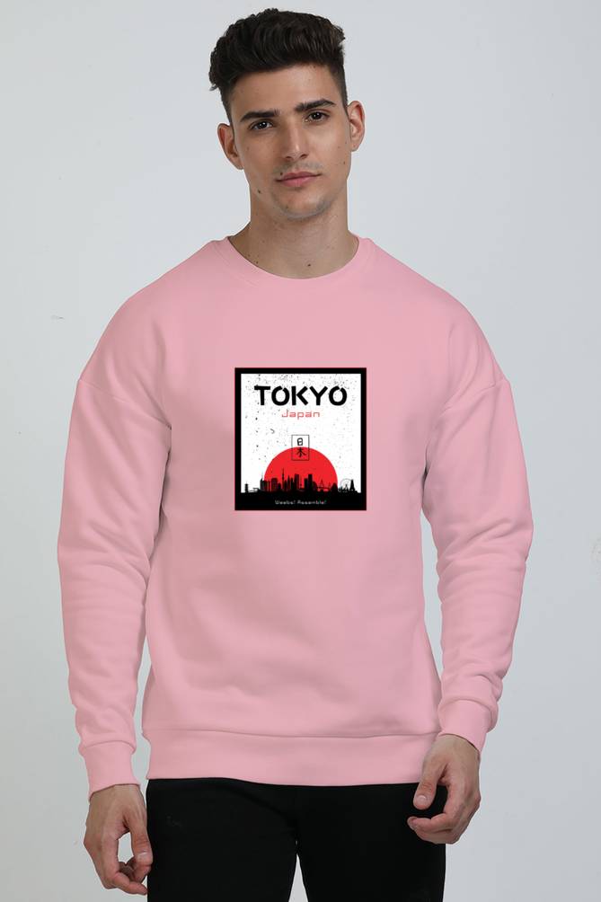 Tokyo Calling Graphic Unisex Oversized Sweatshirt