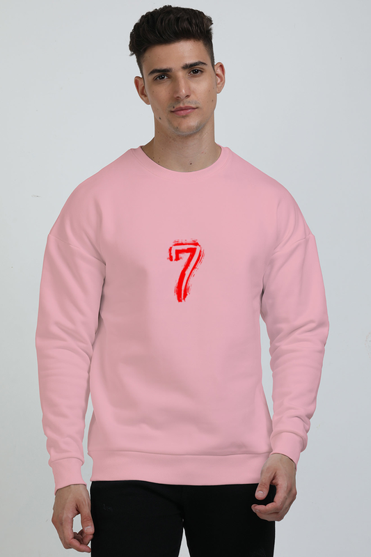 Bold Seven Graphic Unisex Oversized Sweatshirt