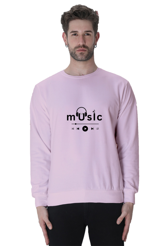 Music Lover Male Graphic Sweatshirt