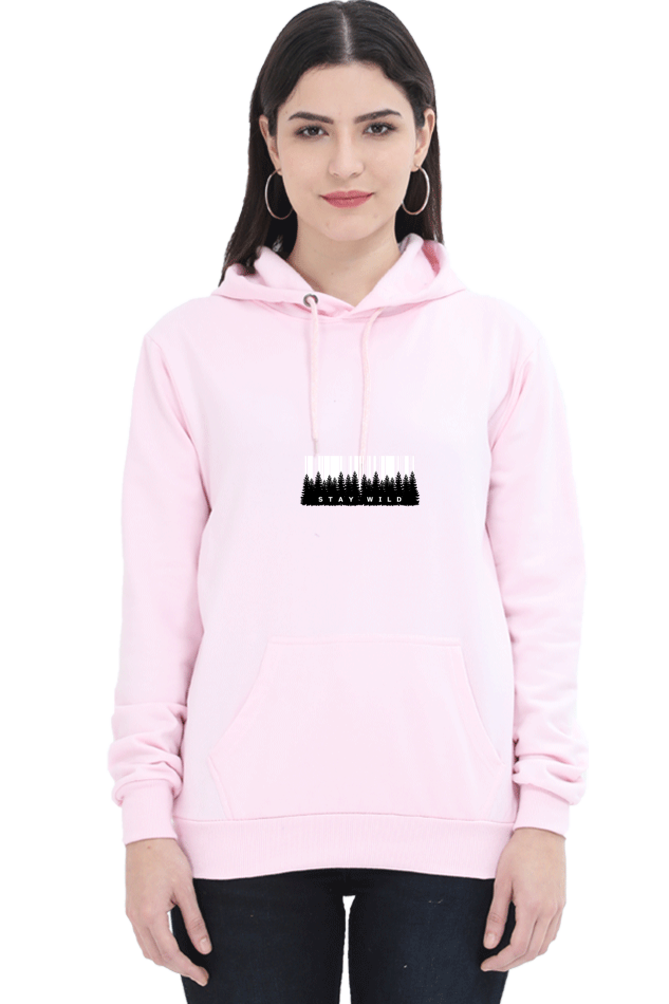 Stay Wild Female Graphic Hoodie