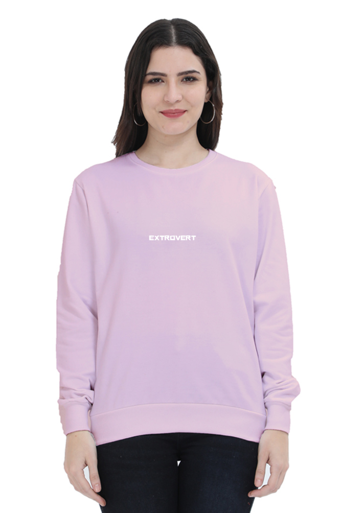 Extrovert Female Graphic Sweatshirt