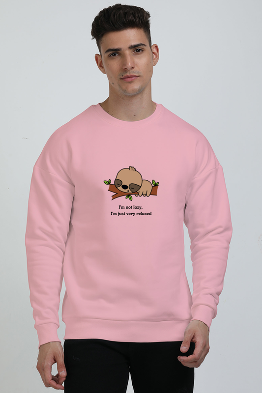 Slothful Serenity Graphic Unisex Oversized Sweatshirt