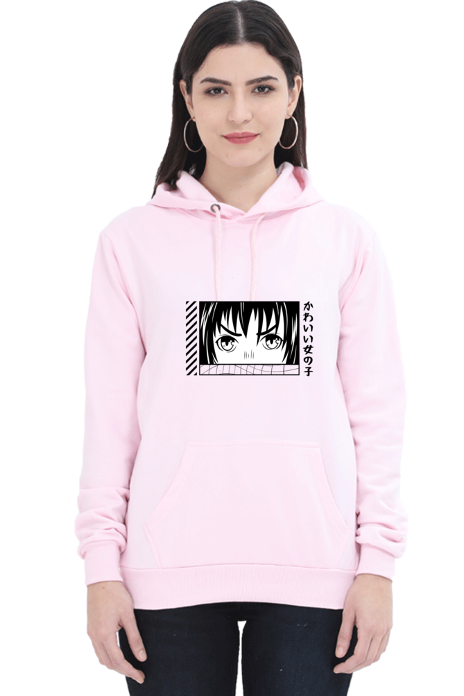 Cute Girl Female Graphic Hoodie