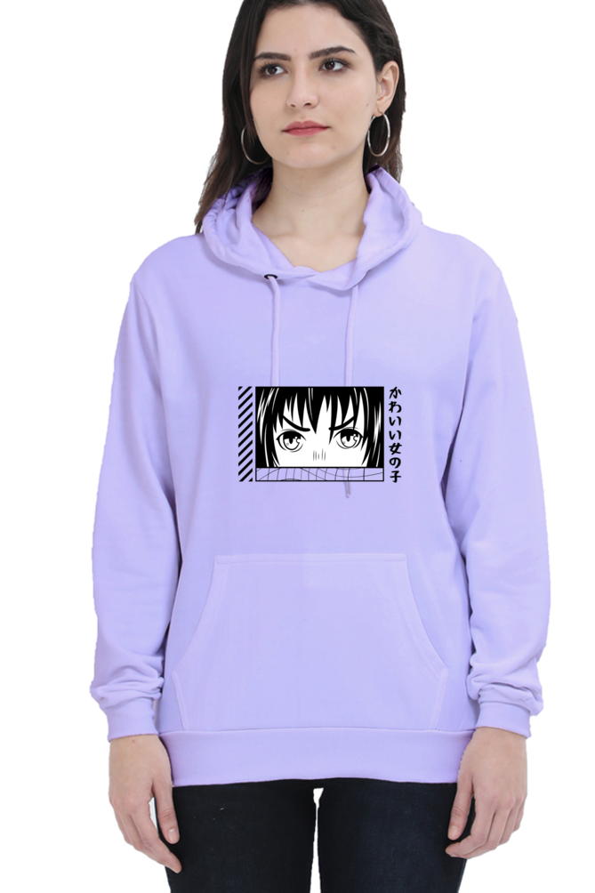 Cute Girl Female Graphic Hoodie