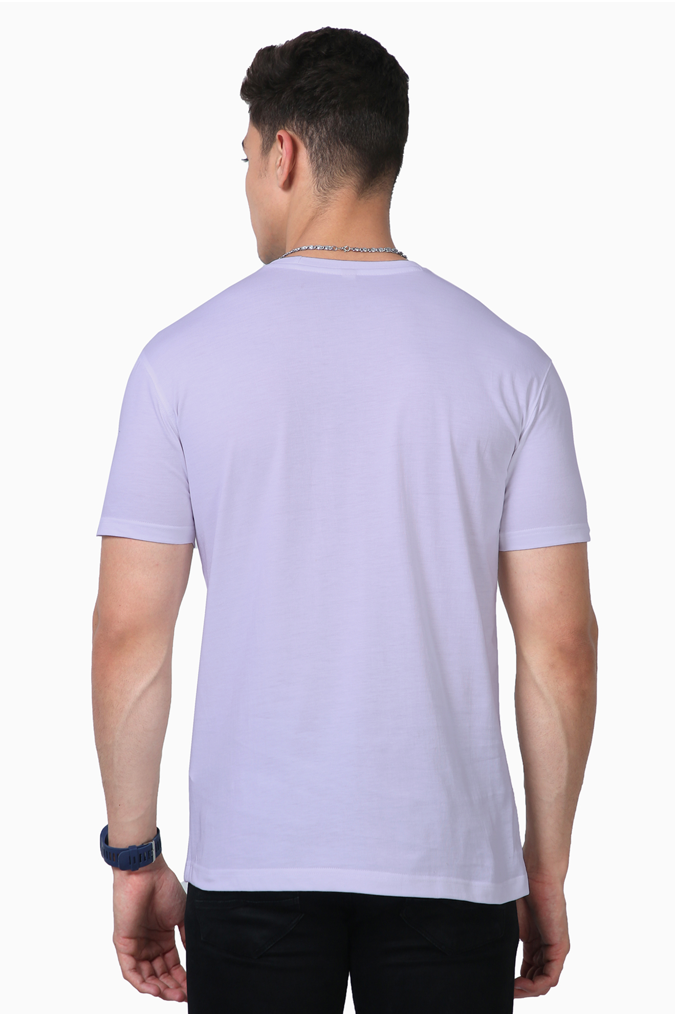 Rome Men's Premium Supima Cotton Lavender Graphic Tshirt