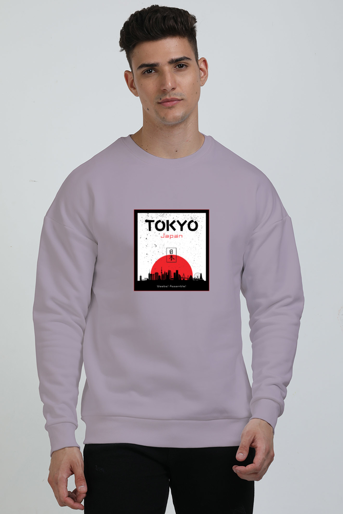 Tokyo Calling Graphic Unisex Oversized Sweatshirt