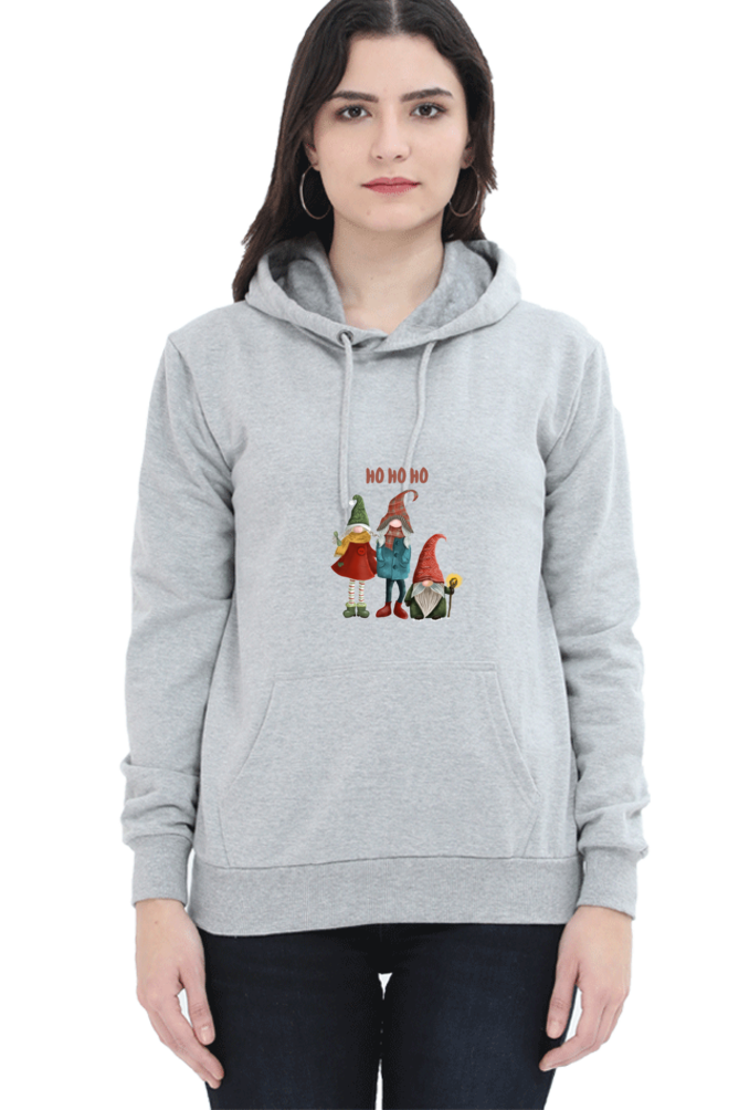 Ho Ho Ho Female Graphic Hoodie