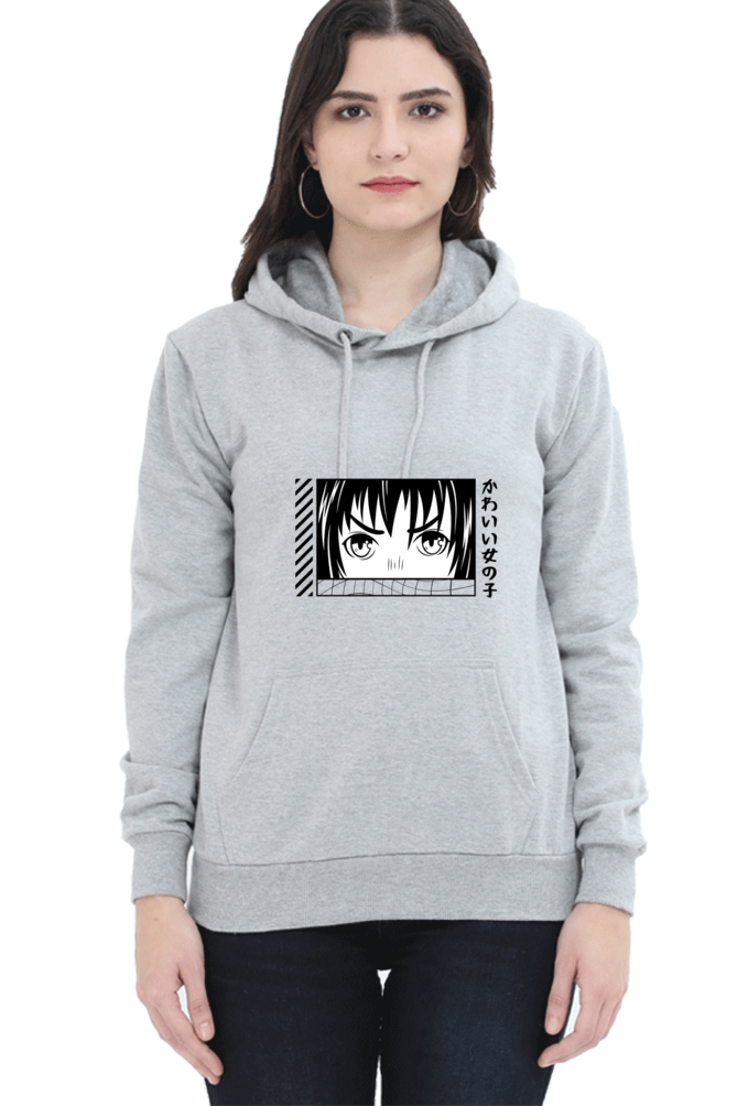 Cute Girl Female Graphic Hoodie