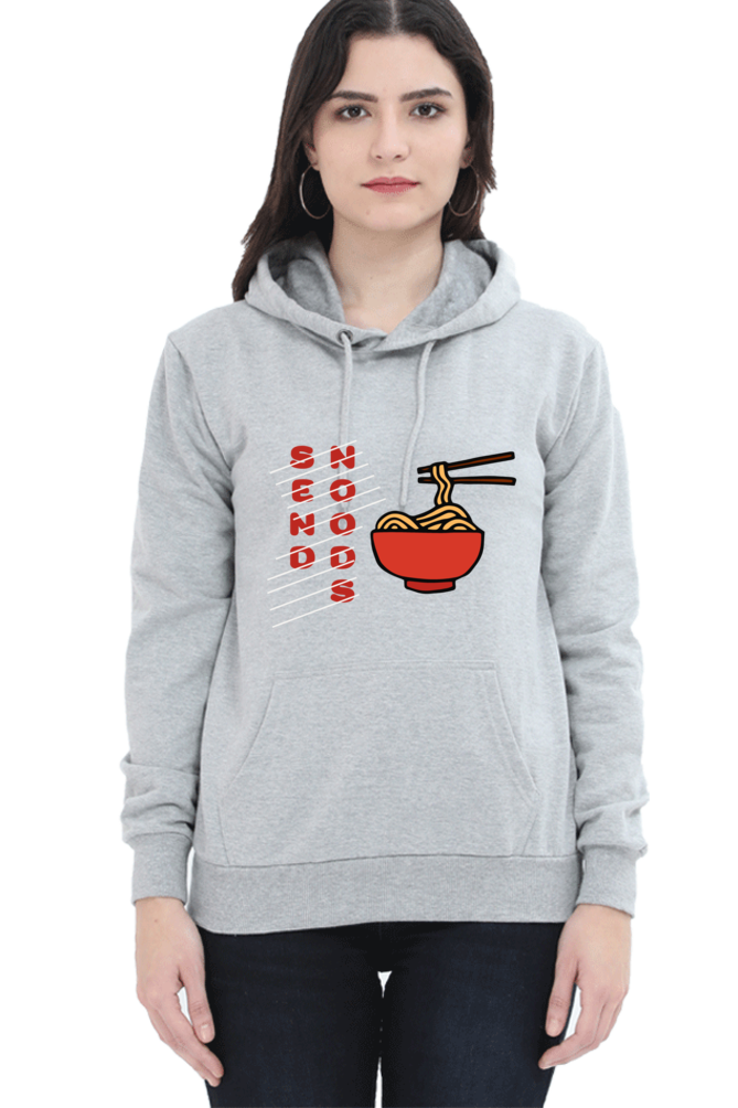 Send Noods Female Graphic Hoodie