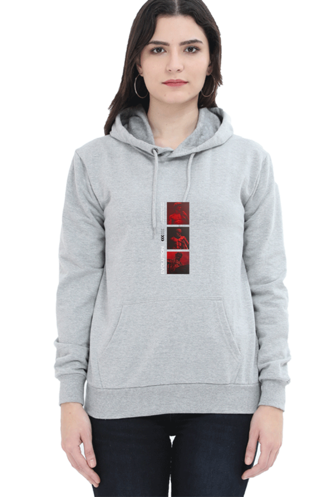 Evolution Female Graphic Hoodie