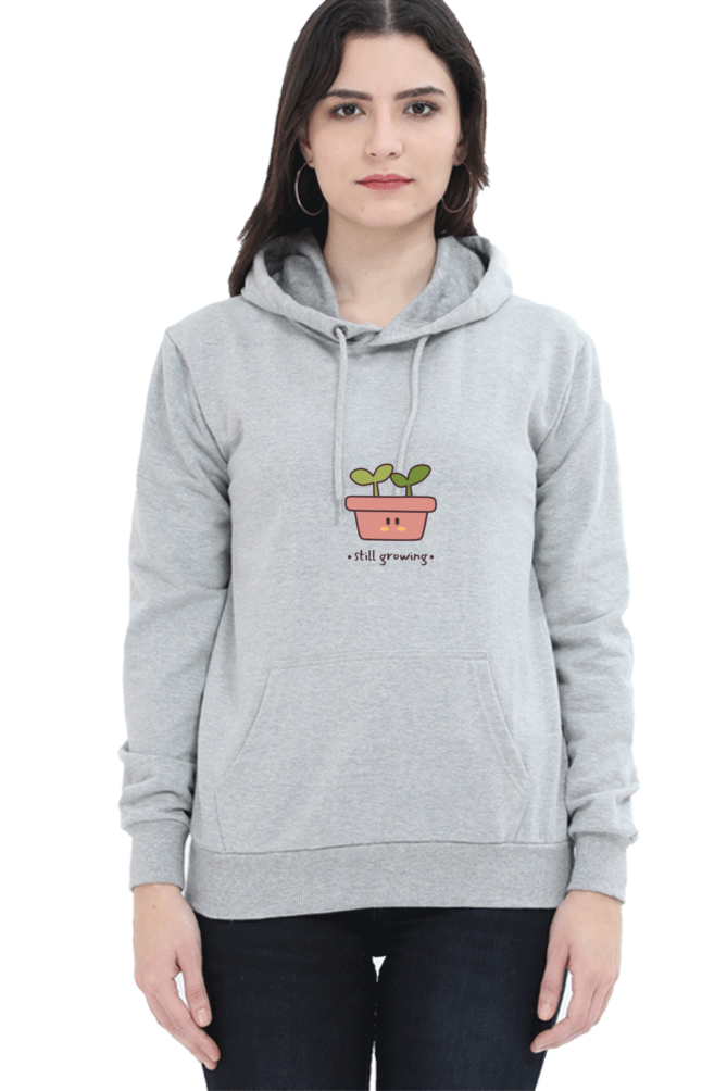 Still Growing Female Graphic Hoodie