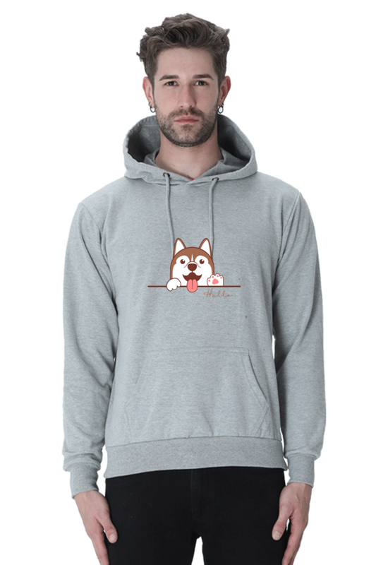 Hello Male Graphic Hoodie