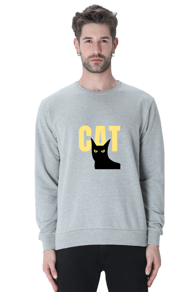 Cat Male Graphic Sweatshirt