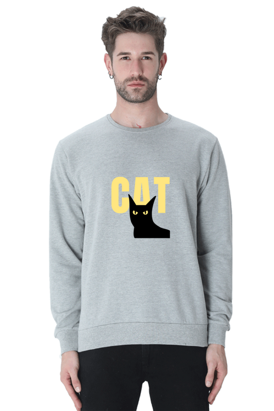 Cat Male Graphic Sweatshirt