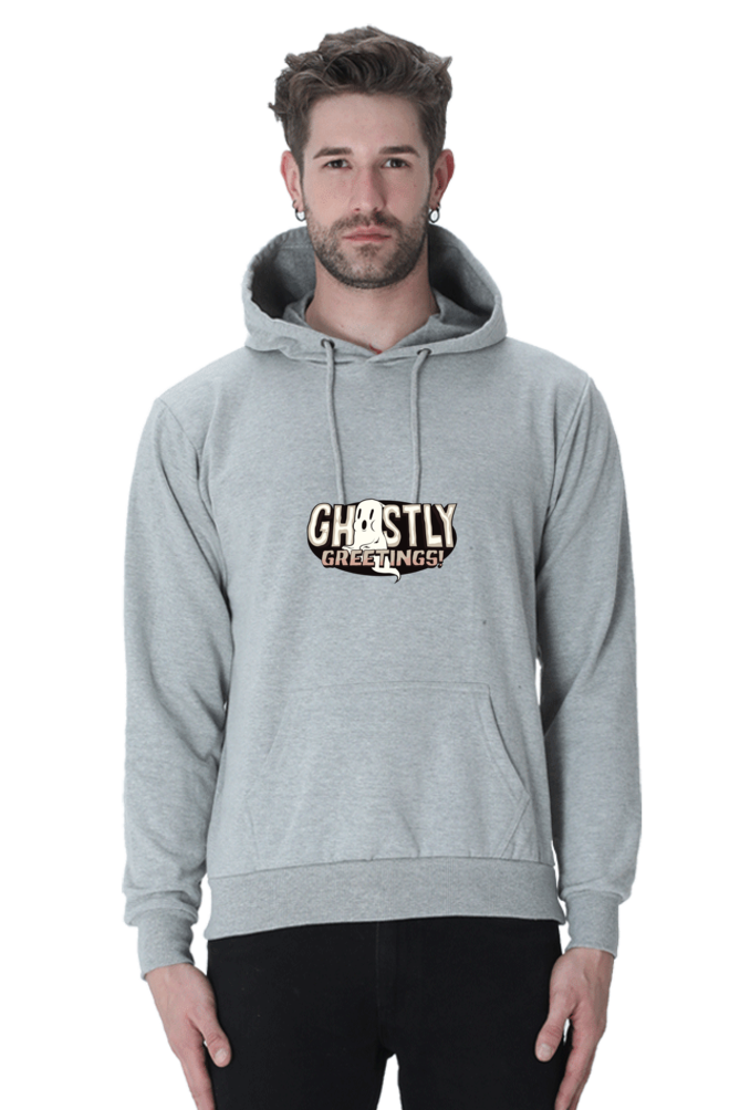 Ghastly Greetings Male Graphic Hoodie