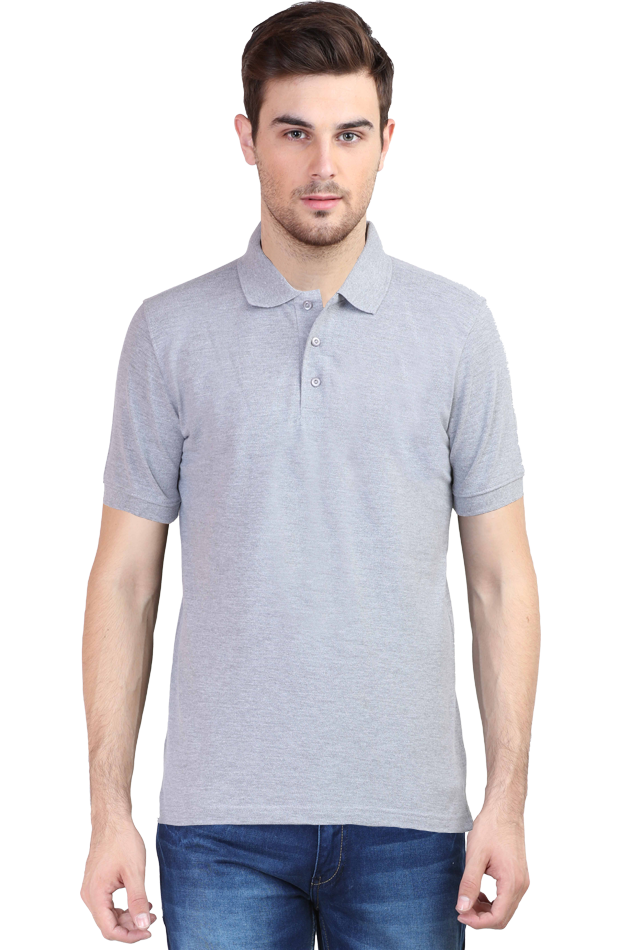 Plain/Solid Men's Premium Cotton Polo Tshirt