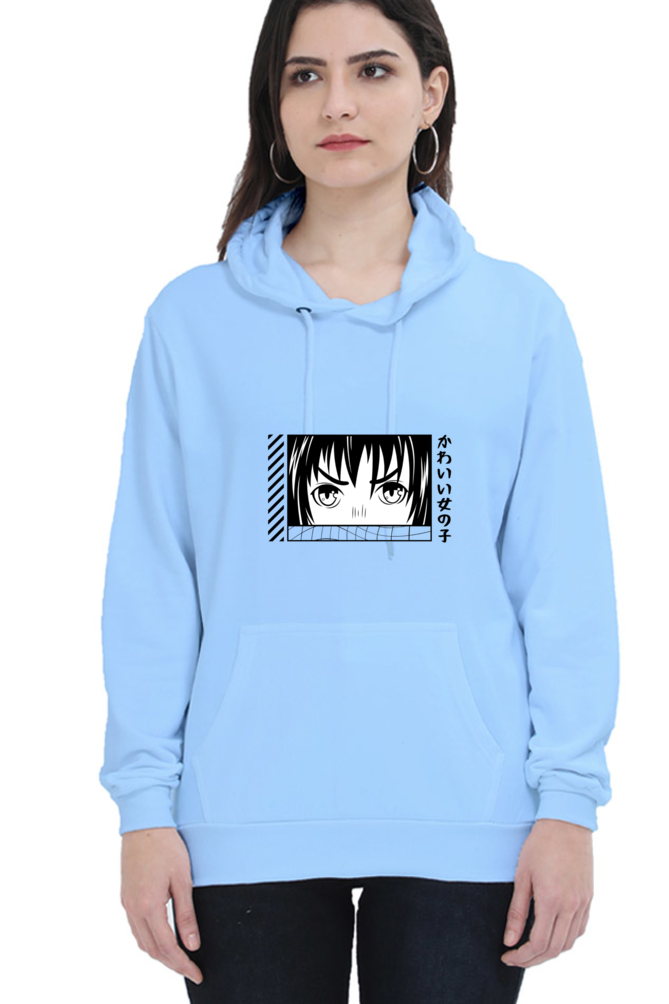 Cute Girl Female Graphic Hoodie