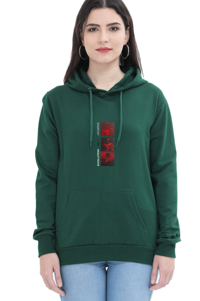 Evolution Female Graphic Hoodie