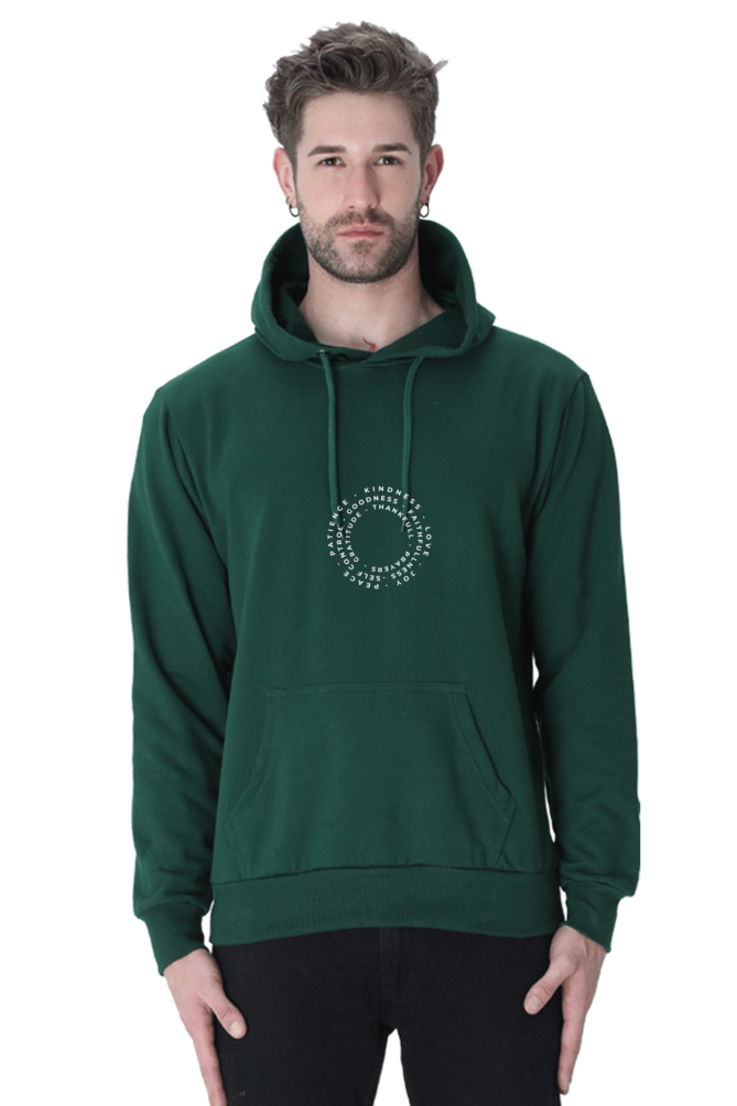 Positive Qualities Male Graphic Hoodie