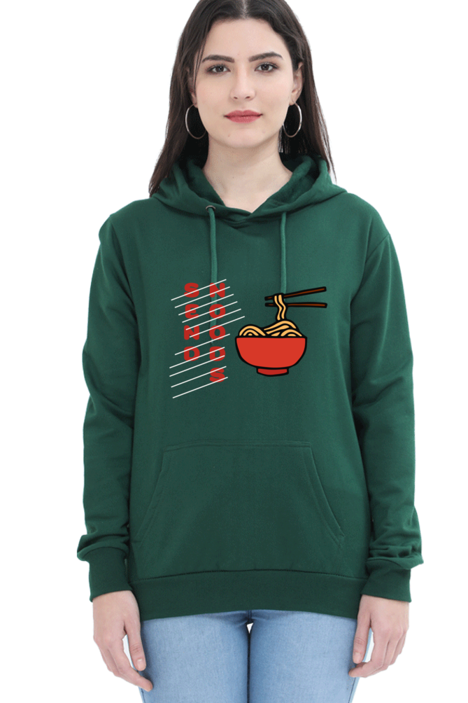 Send Noods Female Graphic Hoodie