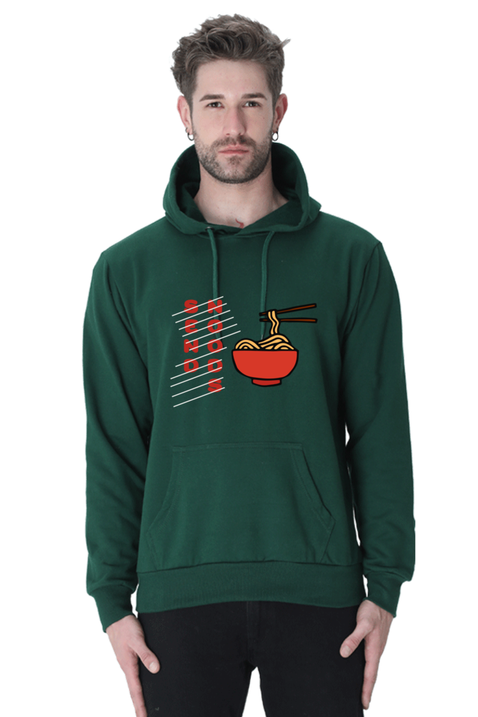 Send Noods Male Graphic Hoodie