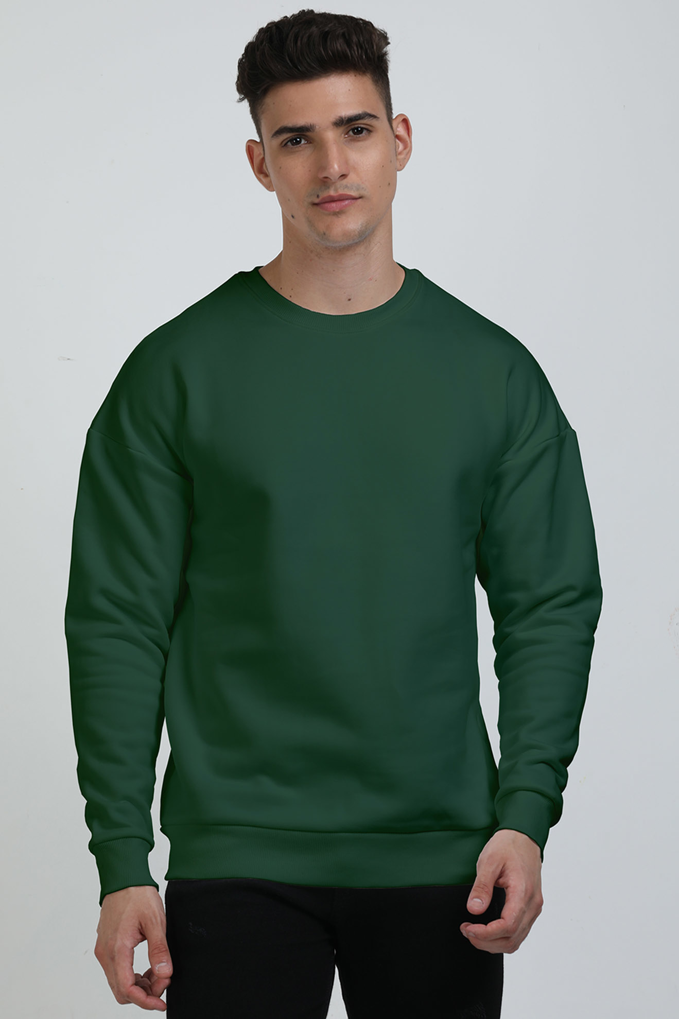 Solid/Plain Unisex Oversized SweatShirt